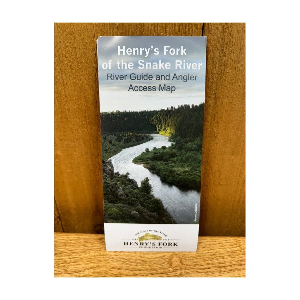 Henry's Fork of the Snake River Map - Books & Videos Etc. - Fly Fish Food