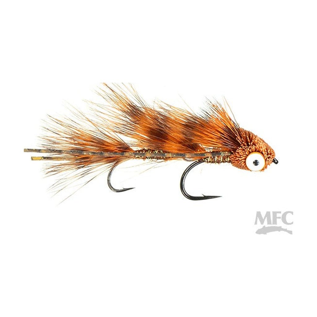Galloup's Barred Micro Dungeon - Craw Orange 10 - Flies - Fly Fish Food