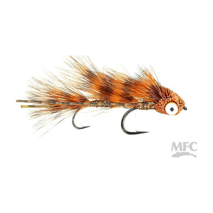 Galloup's Barred Micro Dungeon - Craw Orange 10 - Flies - Fly Fish Food
