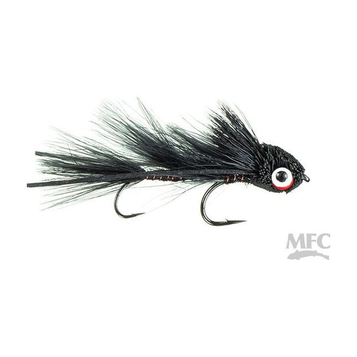 Galloup's Barred Micro Dungeon - Black - Flies - Fly Fish Food