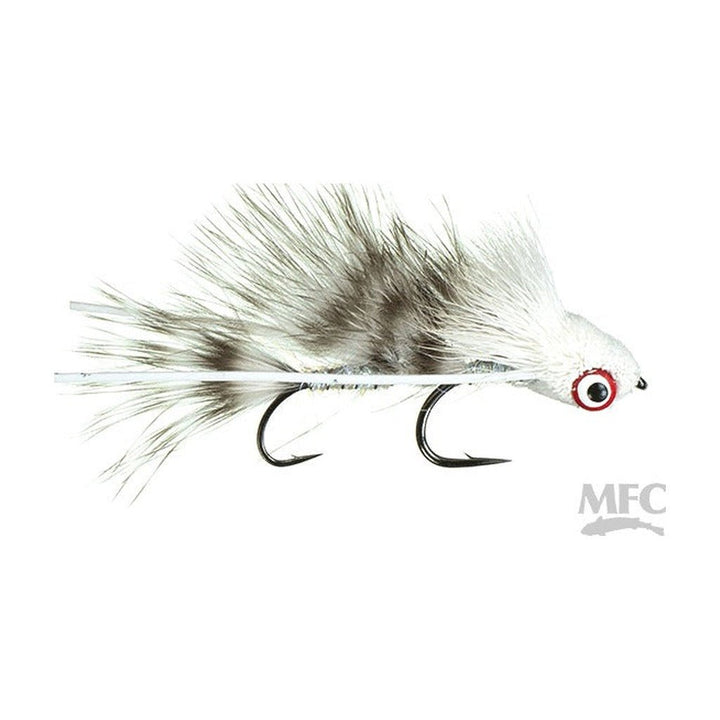 Galloup's Barred Micro Dungeon - White - Flies - Fly Fish Food