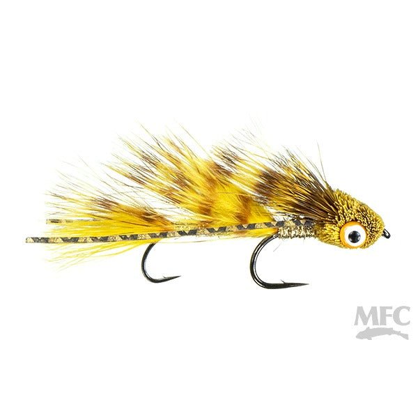 Galloup's Barred Micro Dungeon - Yellow - Flies - Fly Fish Food