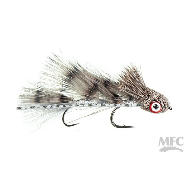 Galloup's Barred Micro Dungeon - Grey - Flies - Fly Fish Food
