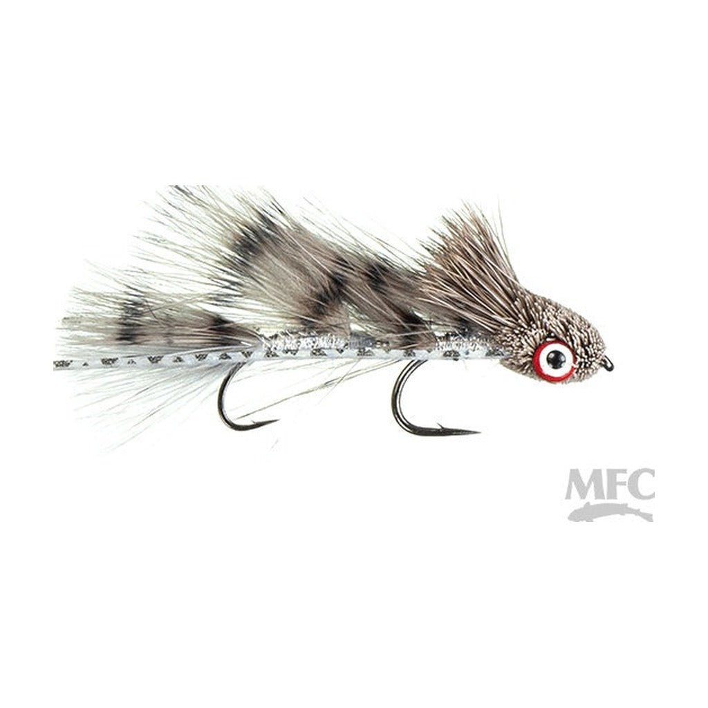 Galloup's Barred Micro Dungeon - Grey - Flies - Fly Fish Food