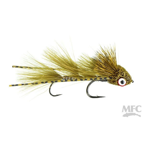 Galloup's Barred Micro Dungeon - Olive - Flies - Fly Fish Food