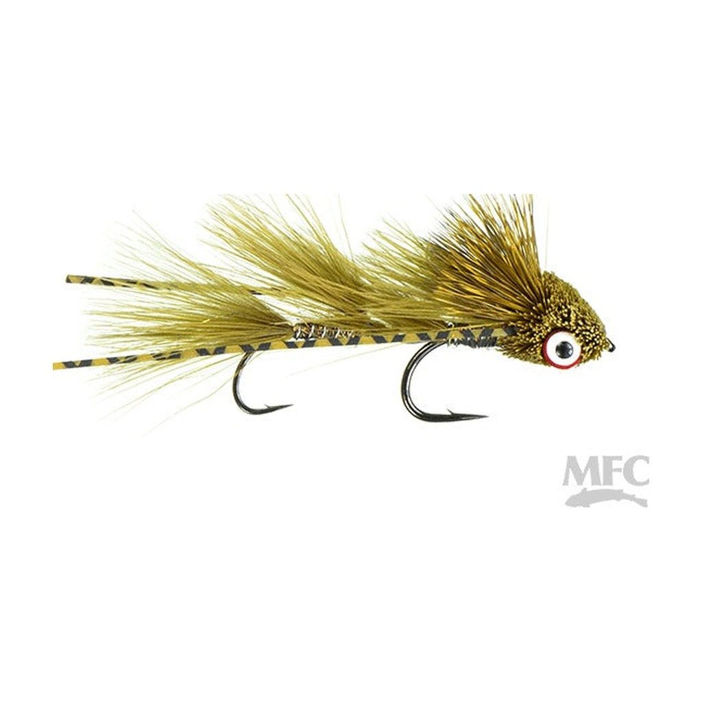 Galloup's Barred Micro Dungeon - Olive - Flies - Fly Fish Food