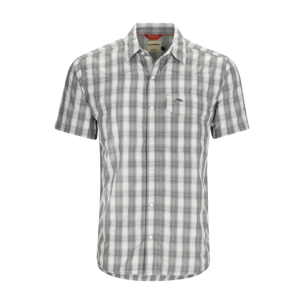 Simms - M's Big Sky Shirt - Short Sleeve - Exuma Plaid - Apparel - Fly Fish Food