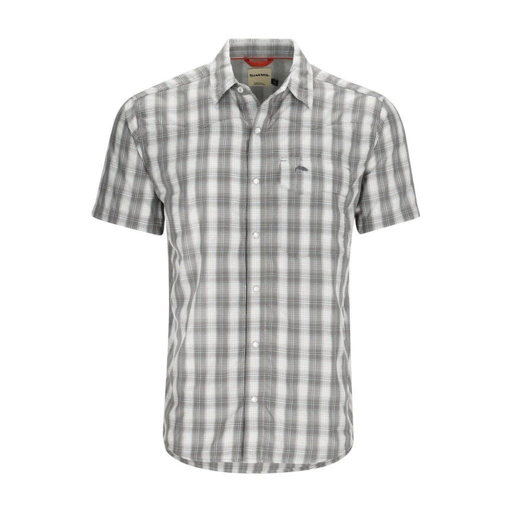 Simms - M's Big Sky Shirt - Short Sleeve - Exuma Plaid - Apparel - Fly Fish Food