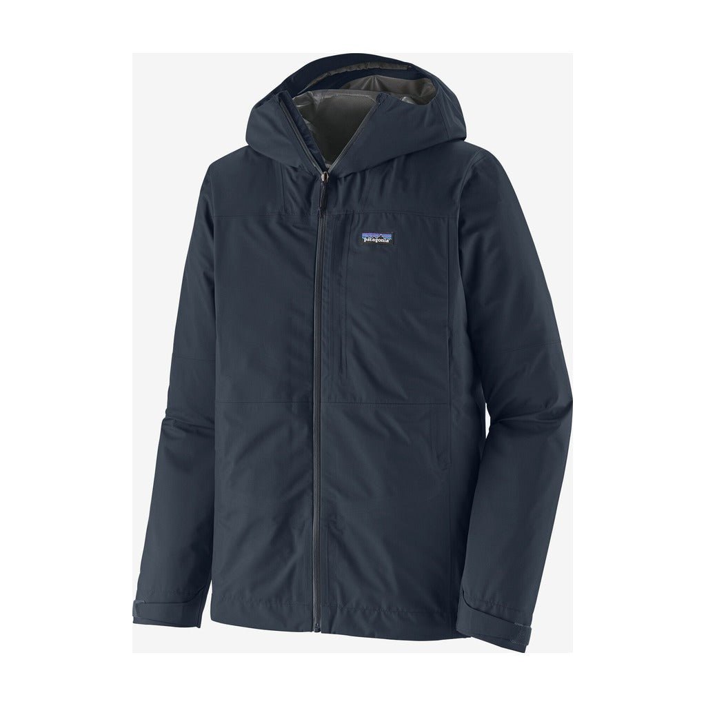 Patagonia - M's Boulder Fork Rain Jacket - Smolder Blue - Apparel - Fly Fish Food