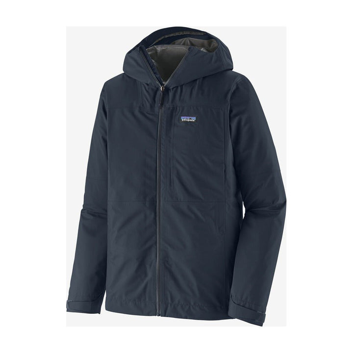 Patagonia - M's Boulder Fork Rain Jacket - Smolder Blue - Apparel - Fly Fish Food