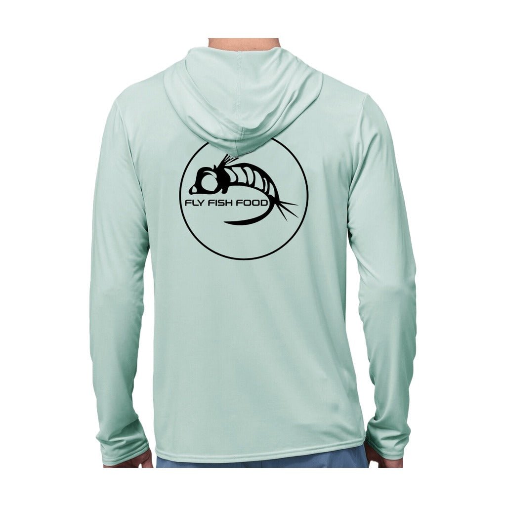 Fly Fish Food Logo - Patagonia M's Tropic Comfort Natural UPF Hoody - Apparel - Fly Fish Food