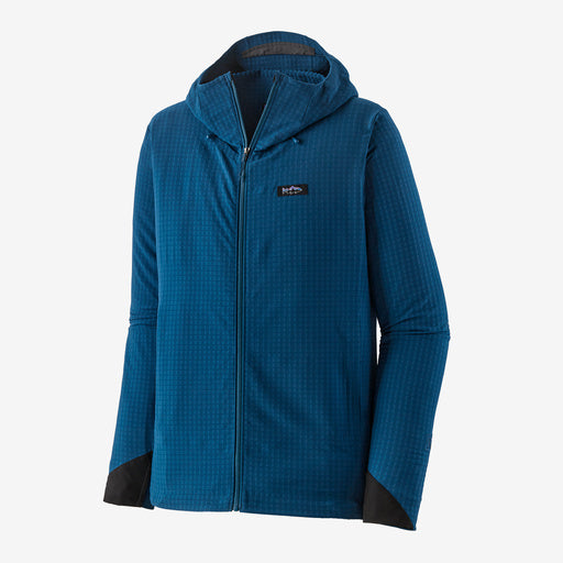 Patagonia - Men's R1 TechFace Fitz Roy Trout Hoody - Lagom Blue