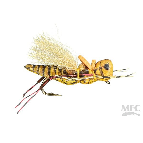 Keller's Henneberry Hopper - Yellow - Flies - Fly Fish Food