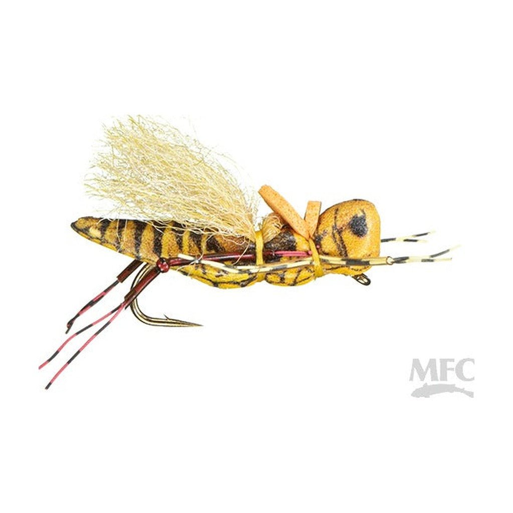 Keller's Henneberry Hopper - Yellow - Flies - Fly Fish Food