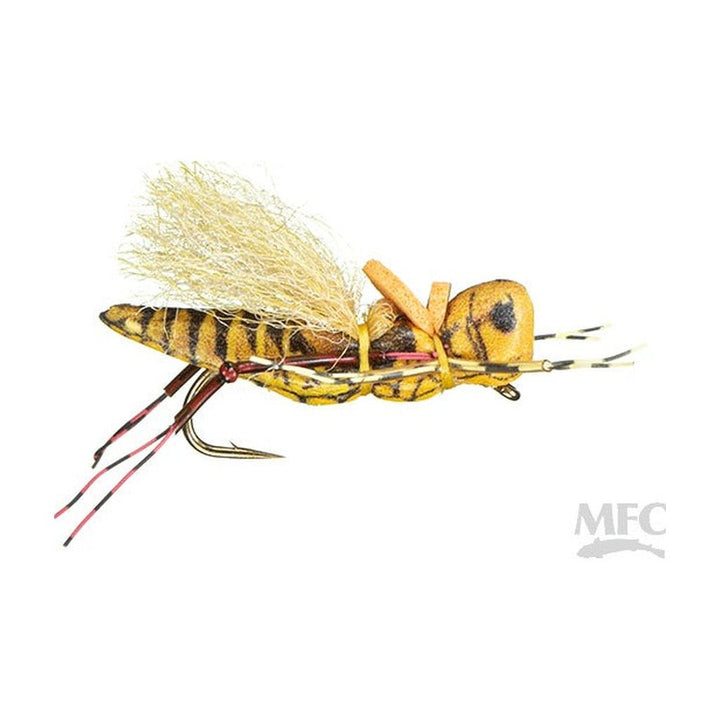 Keller's Henneberry Hopper - Yellow - Flies - Fly Fish Food