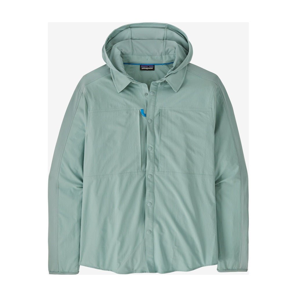 Patagonia - Men's River Rambler Hybrid Sun Hoody - Thermal Blue - Apparel - Fly Fish Food
