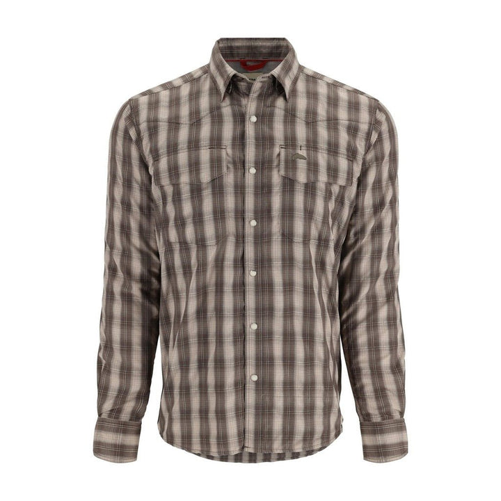Simms - M's Big Sky Fishing Shirt - Hickory Plaid - Apparel - Fly Fish Food