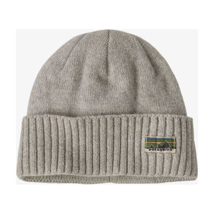 Patagonia Brodeo Beanie - OG Legacy Label: Crisp Grey - Hats - Fly Fish Food