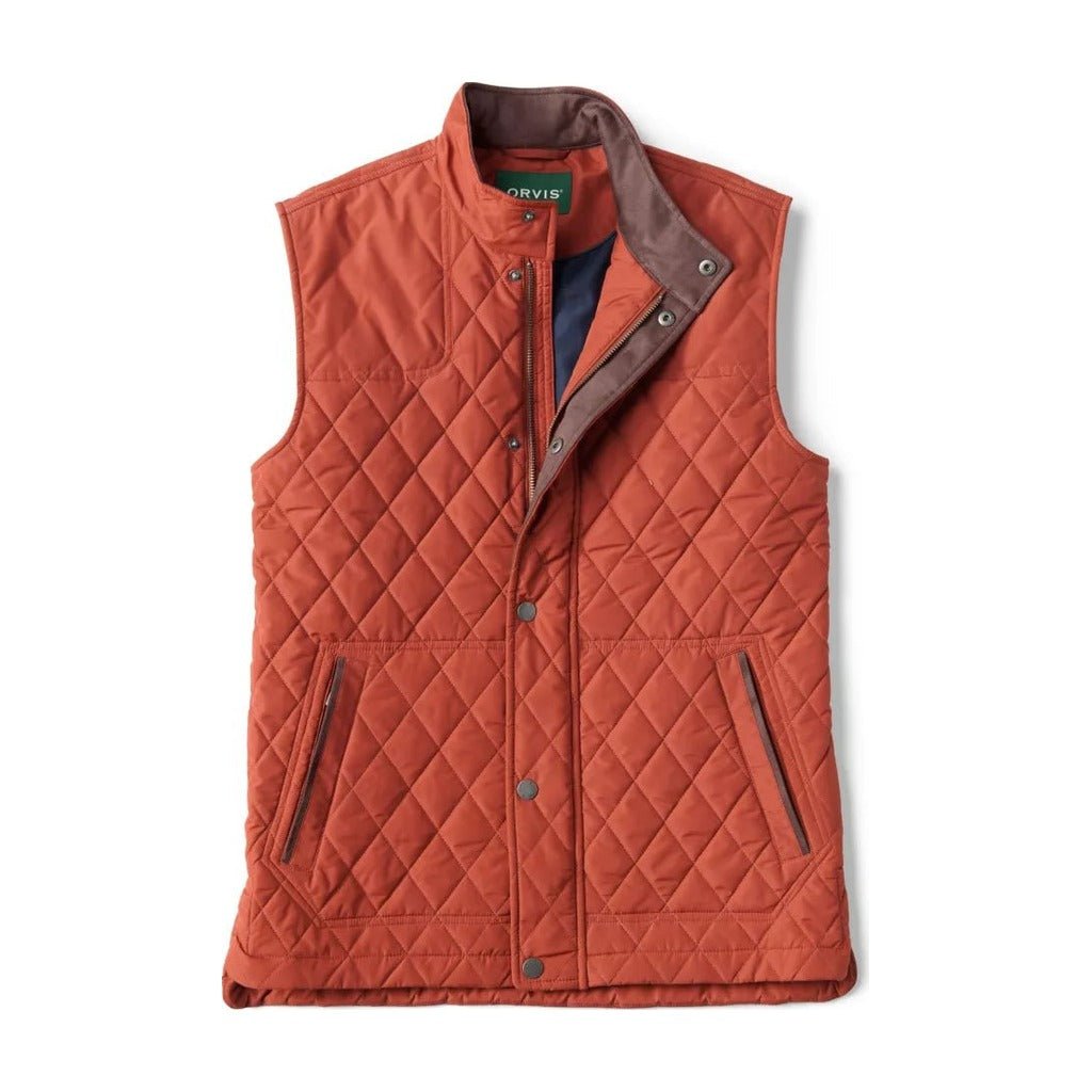 Orvis - RT7 Quilted Vest - Russet - Apparel - Fly Fish Food