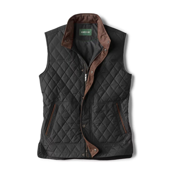 Orvis - RT7 Quilted Vest - Black - Apparel - Fly Fish Food