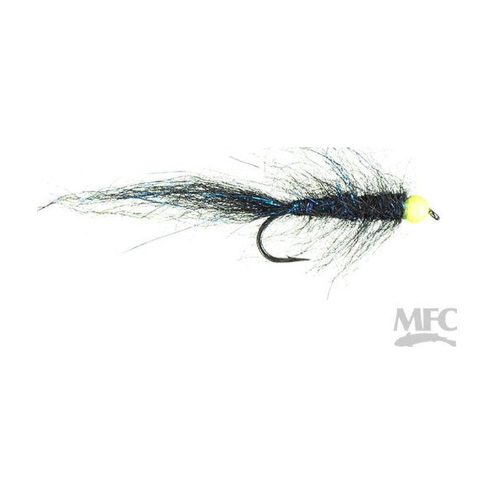 Rohmer's BH Simi Seal Leech - Black/ Blue 10 - Flies - Fly Fish Food