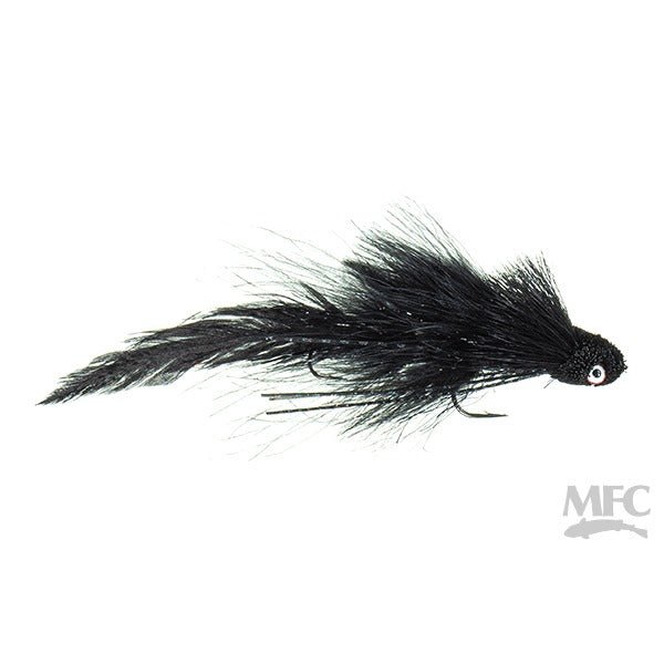 Galloup's Flat Head Kitty - Black - Flies - Fly Fish Food