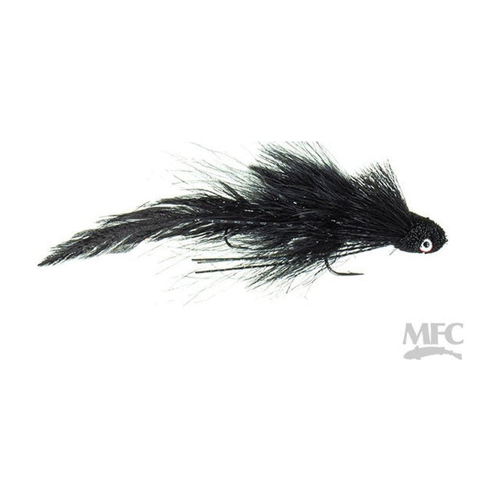 Galloup's Flat Head Kitty - Black - Flies - Fly Fish Food
