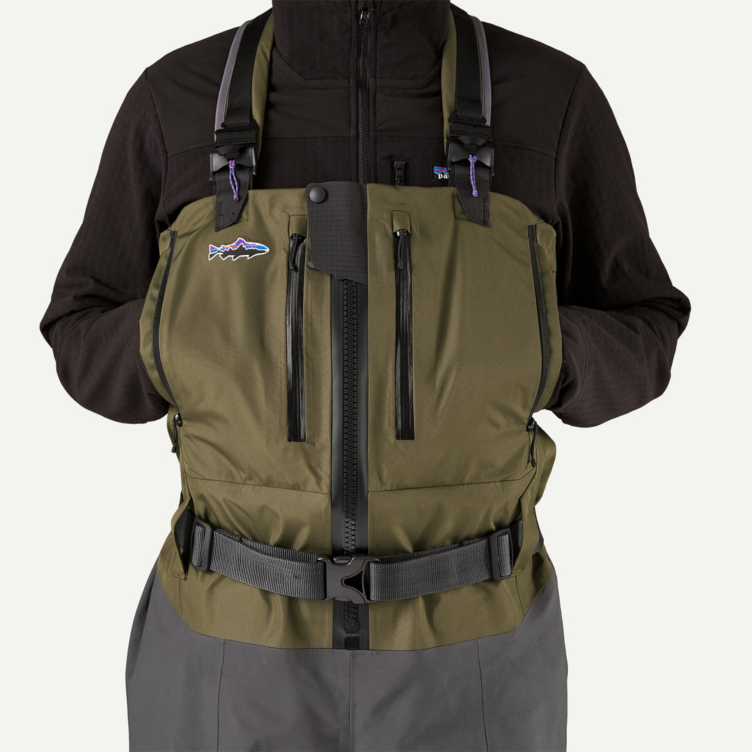 Patagonia Swiftcurrent Expedition Zip-Front Waders - Basin Green