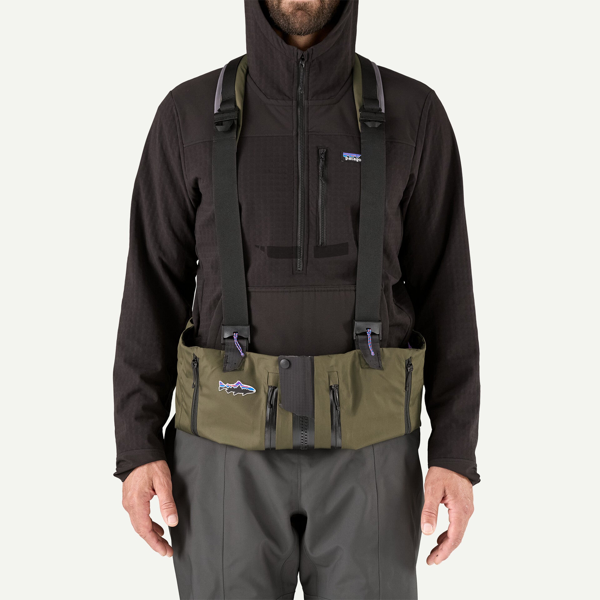 Patagonia Swiftcurrent Expedition Zip-Front Waders - Basin Green