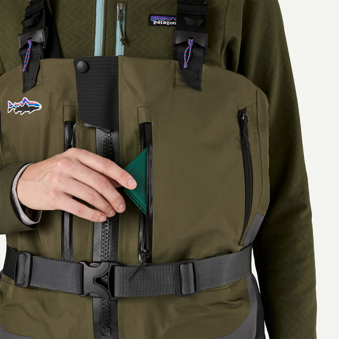Patagonia Women's Swiftcurrent Expedition Zip-Front Waders - Basin Green