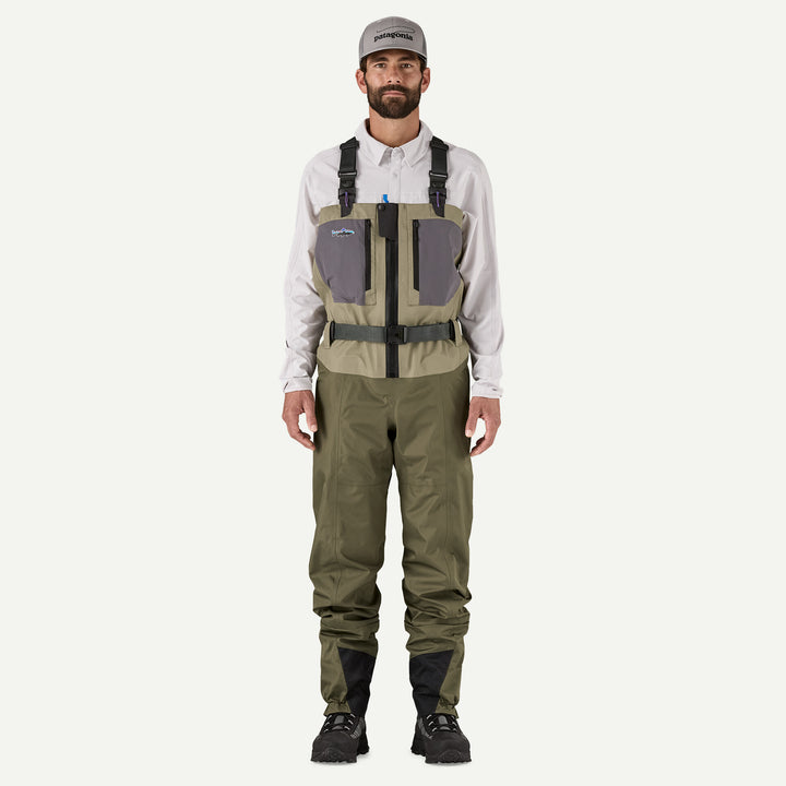 Patagonia Swiftcurrent Traverse Zip-Front Waders - River Rock Green