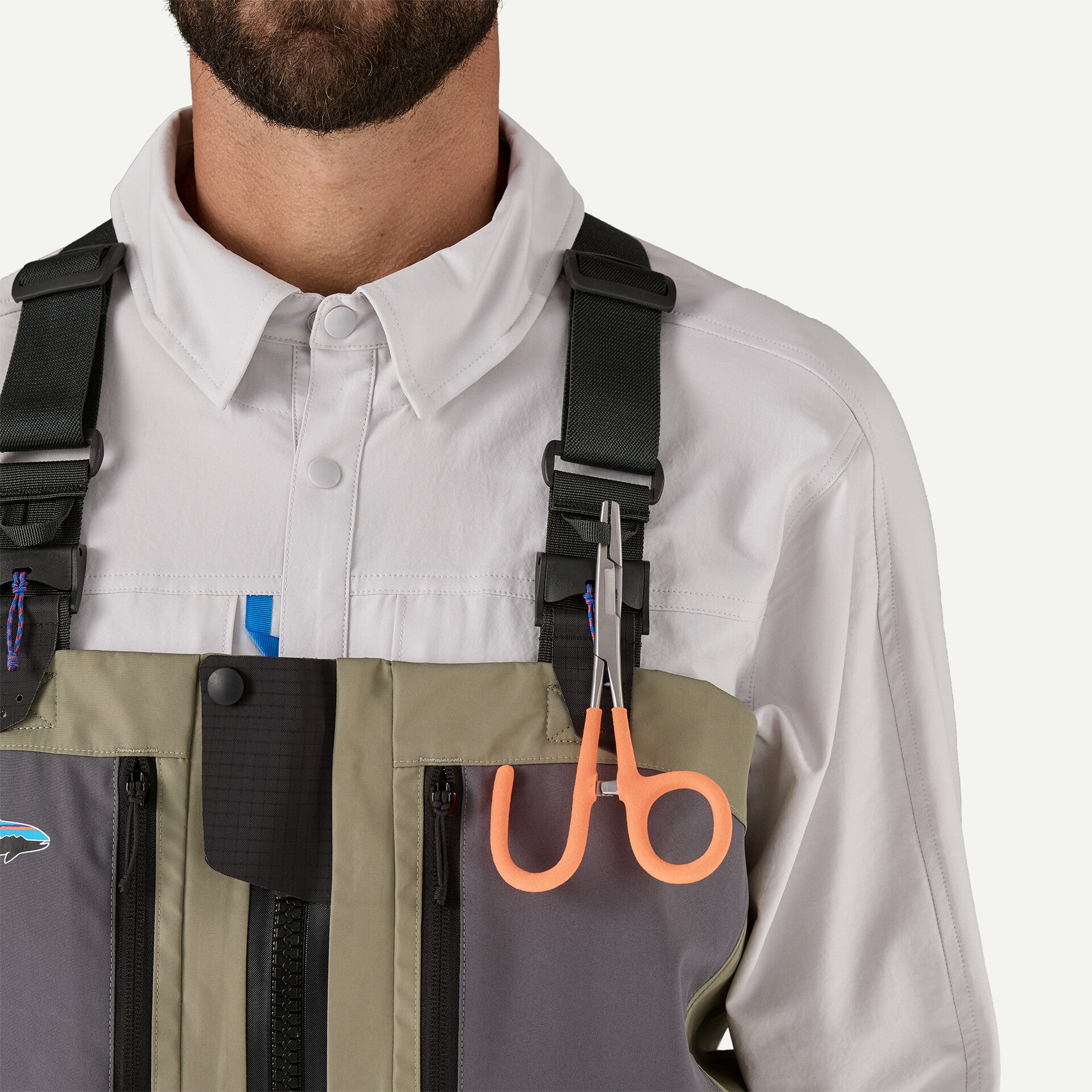 Patagonia Swiftcurrent Traverse Zip-Front Waders - River Rock
