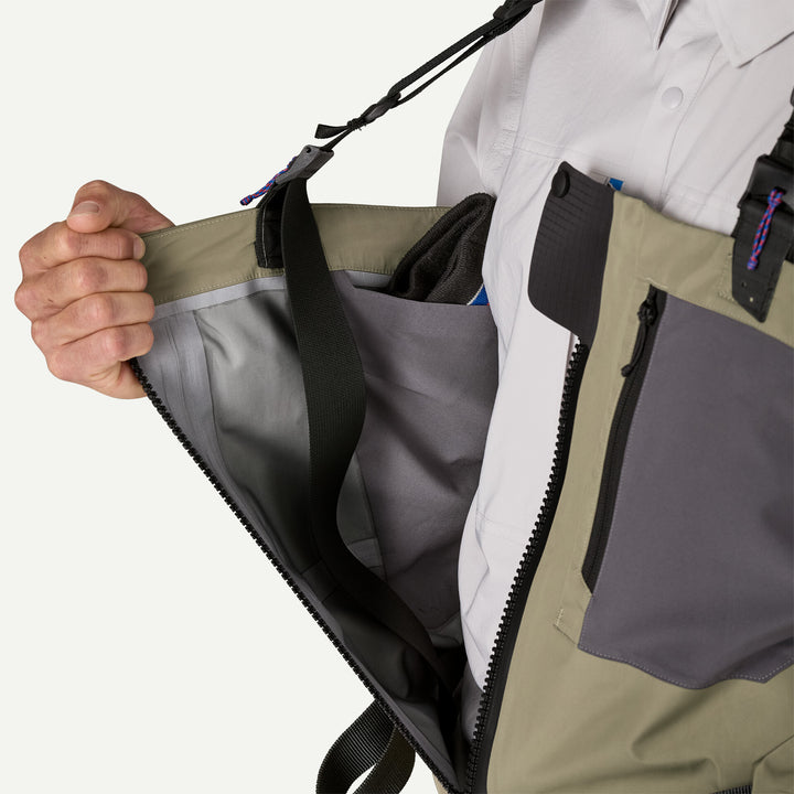 Patagonia Swiftcurrent Traverse Zip-Front Waders - River Rock Green