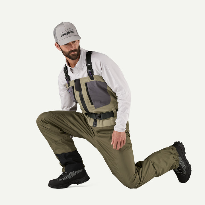 Patagonia Swiftcurrent Traverse Zip-Front Waders - River Rock Green