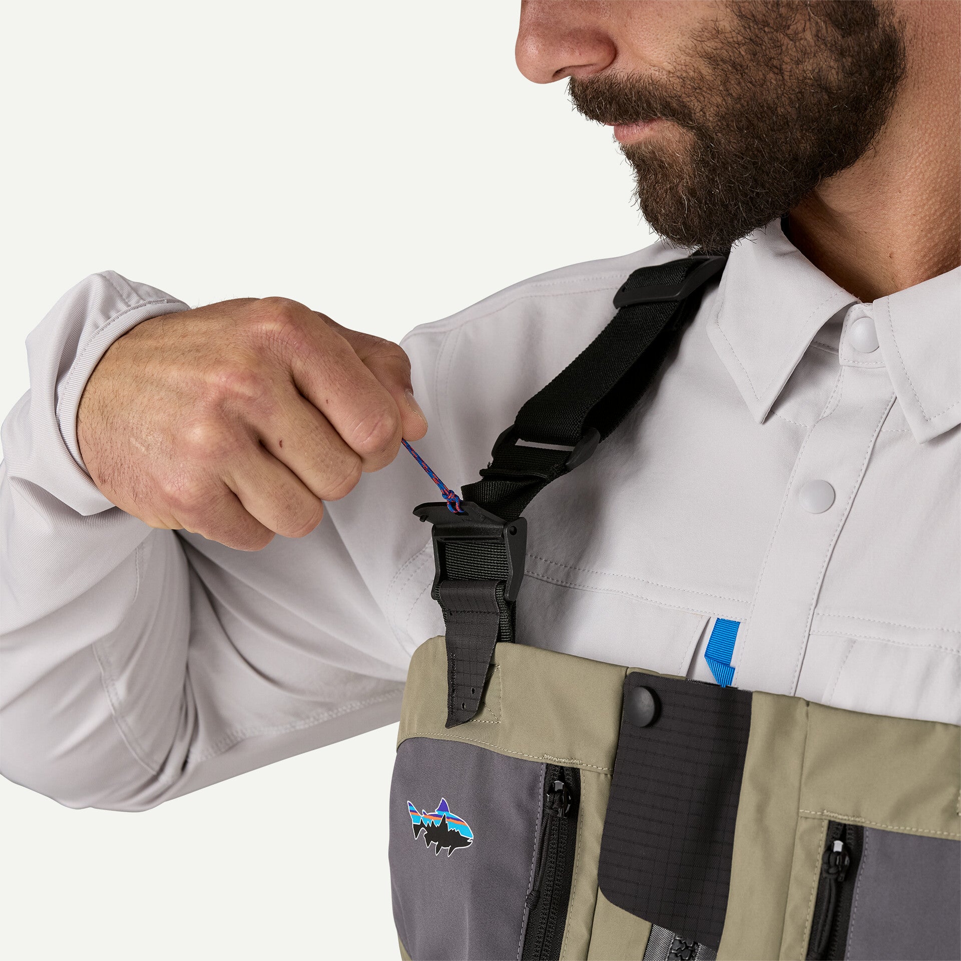 Patagonia Swiftcurrent Traverse Zip-Front Waders - River Rock