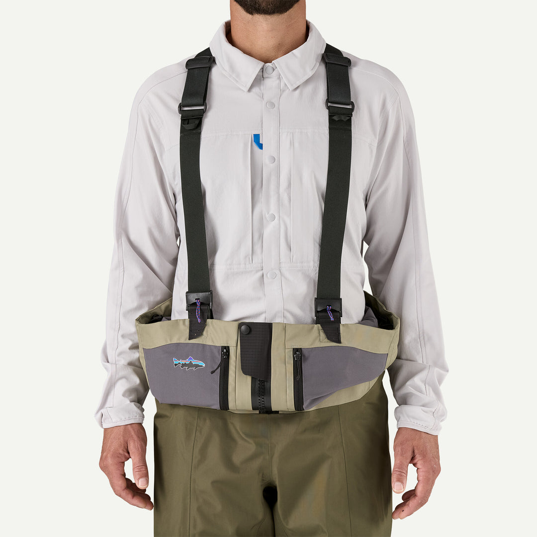 Patagonia Swiftcurrent Traverse Zip-Front Waders - River Rock Green
