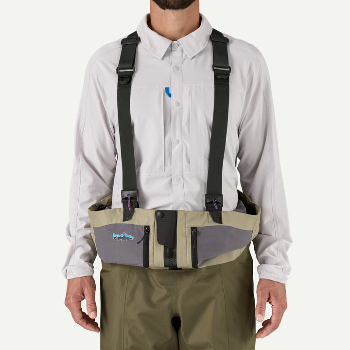 Patagonia Swiftcurrent Traverse Zip-Front Waders - River Rock Green