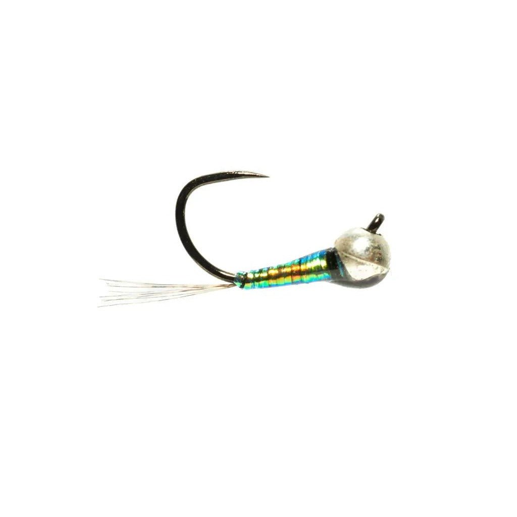 Olsen's Blue Steel Perdigon Barbless - Flies - Fly Fish Food