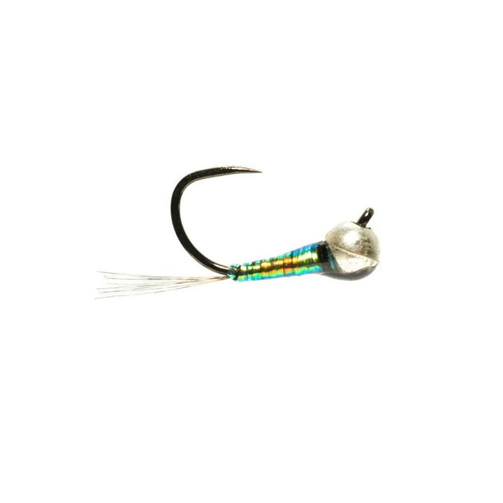 Olsen's Blue Steel Perdigon Barbless - Flies - Fly Fish Food