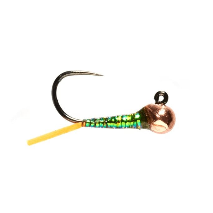 Moore's Next Gen Perdigon Peacock & Orange Barbless - Flies - Fly Fish Food