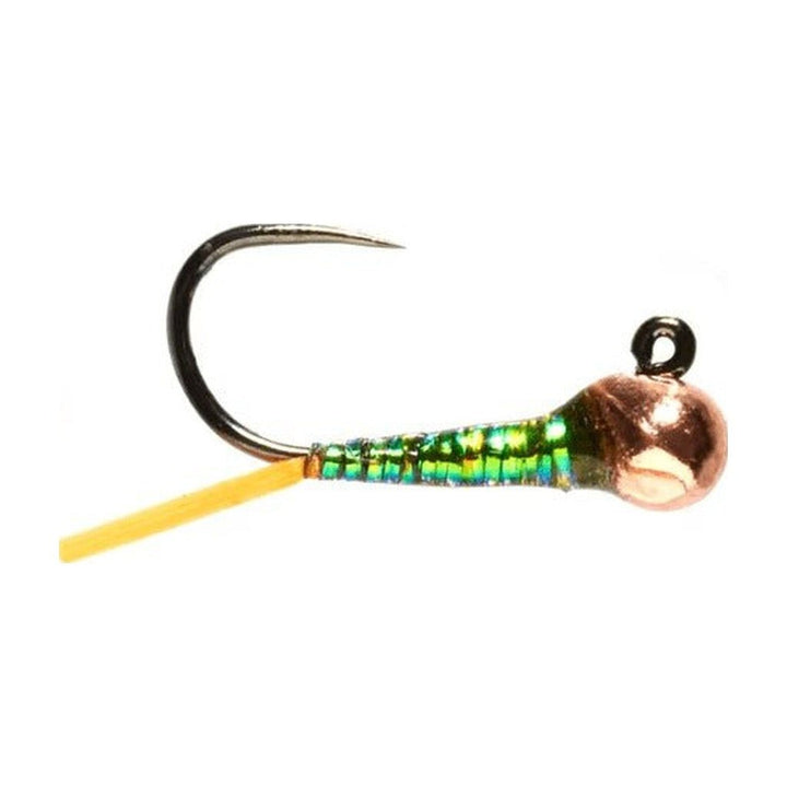 Moore's Next Gen Perdigon Peacock & Orange Barbless - Flies - Fly Fish Food