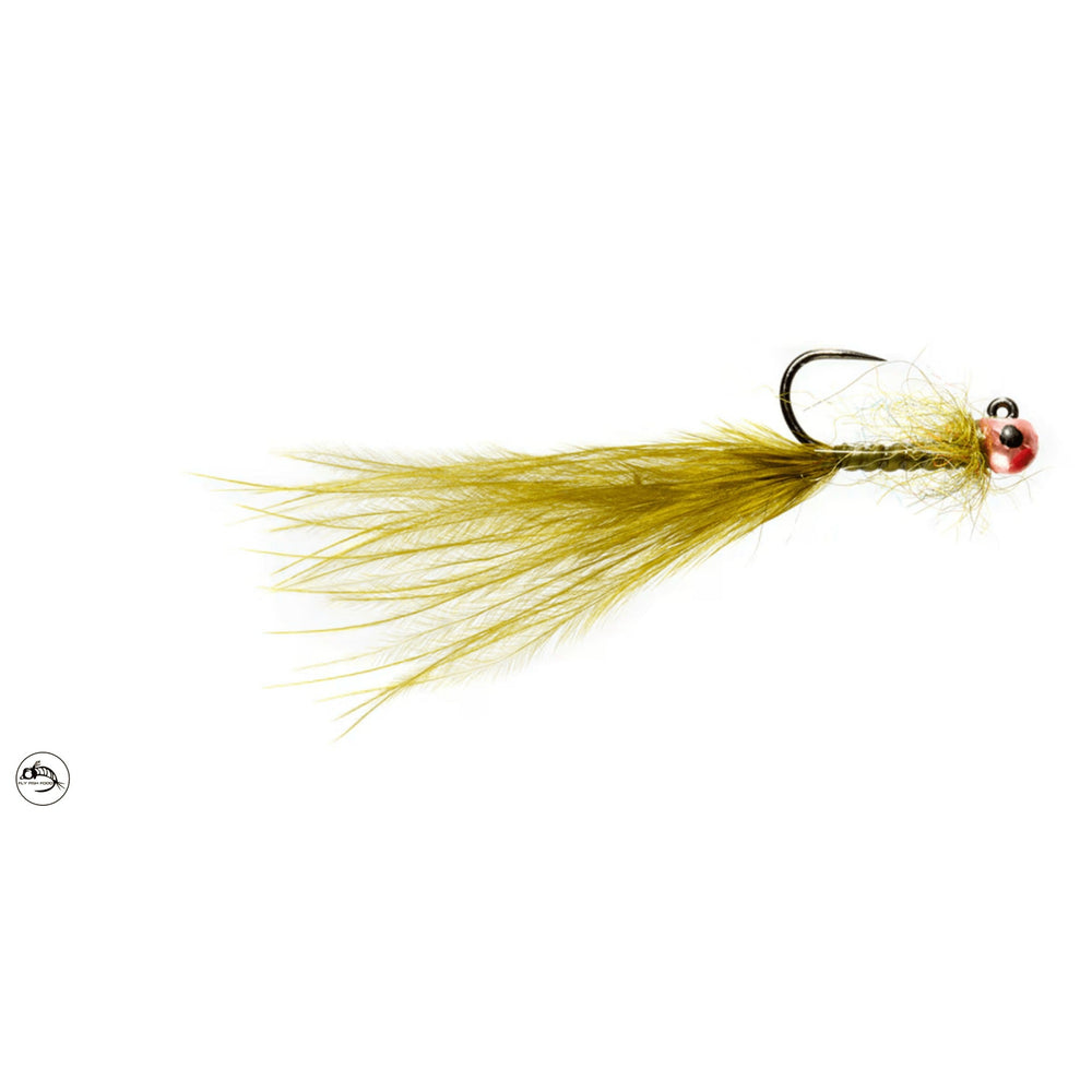 Micro Balanced Bung Damsel - Olive - Flies - Fly Fish Food