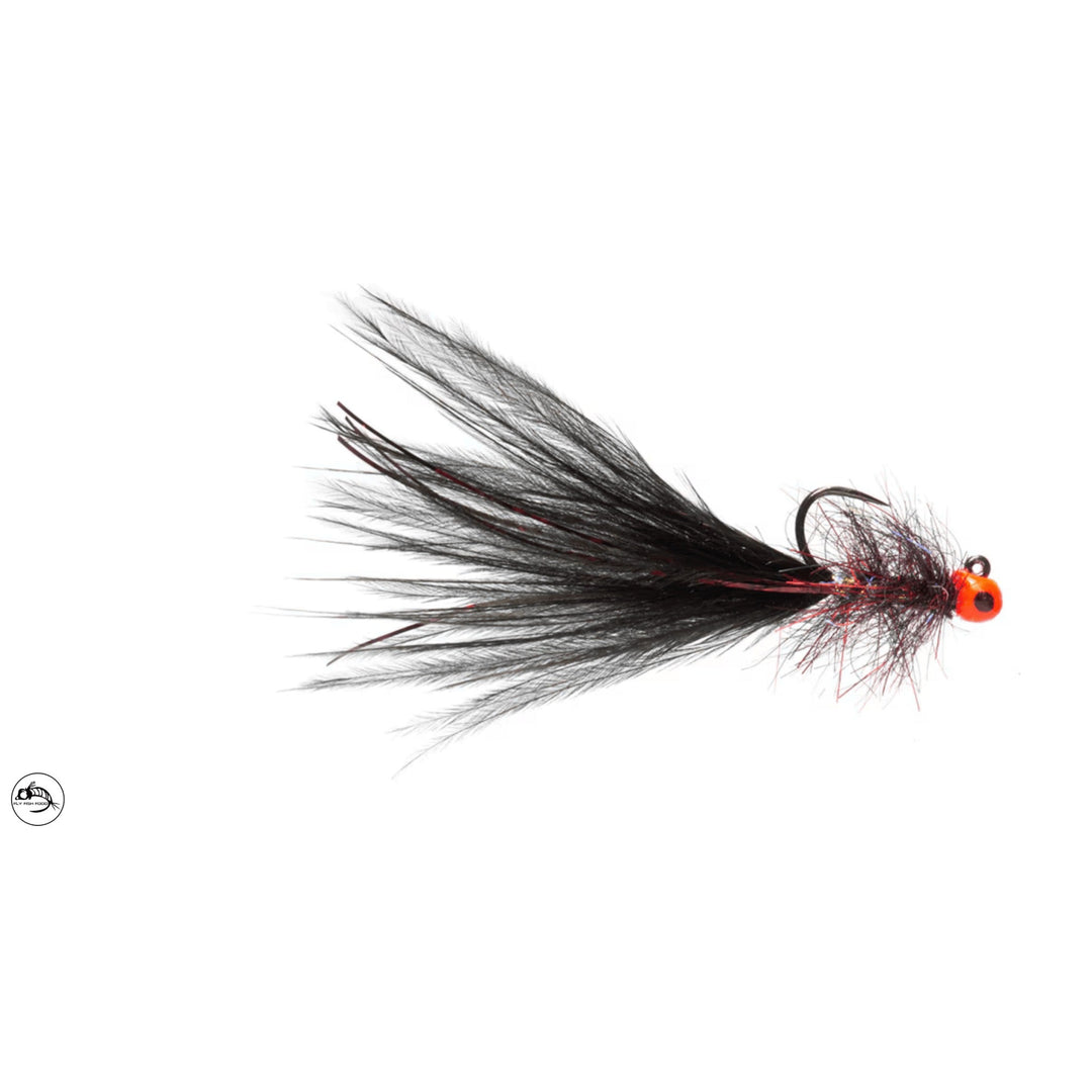 Micro Balanced Bung Leech - Black - Flies - Fly Fish Food