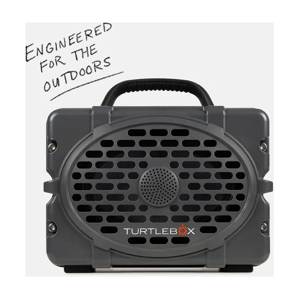 Turtlebox Audio Original Gen 3 Speaker - Gray - On Water Accessories - Fly Fish Food