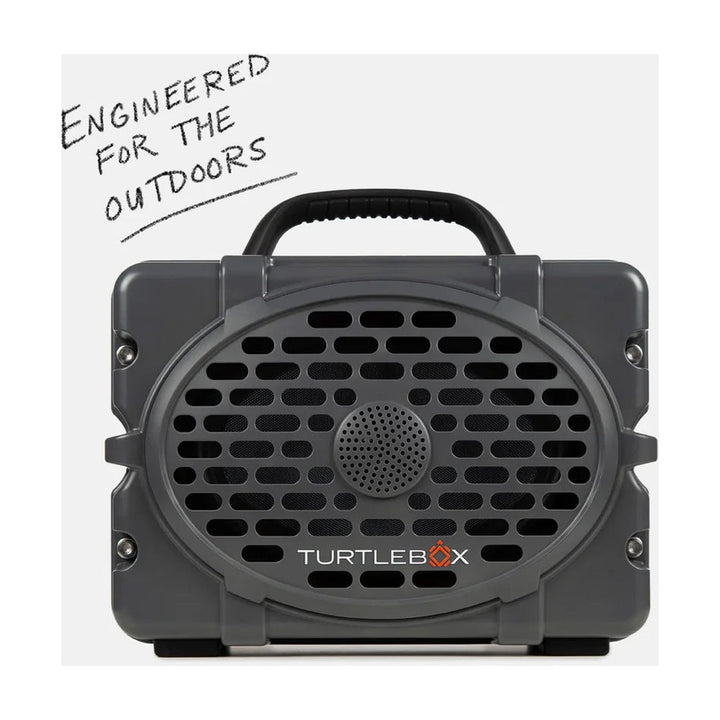 Turtlebox Audio Original Gen 3 Speaker - Gray - On Water Accessories - Fly Fish Food