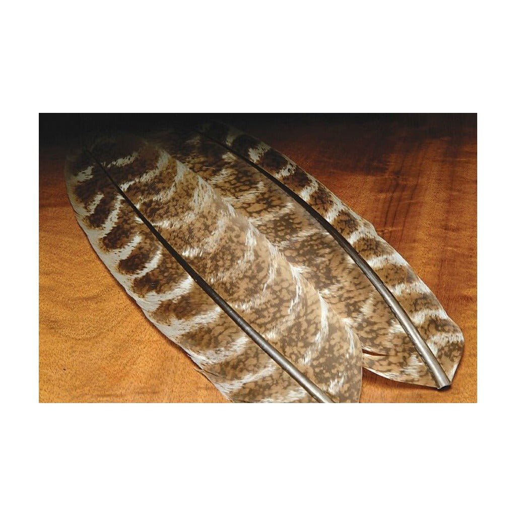 Ozark Oak Mottled Turkey Quills - Feathers & Marabou - Fly Fish Food