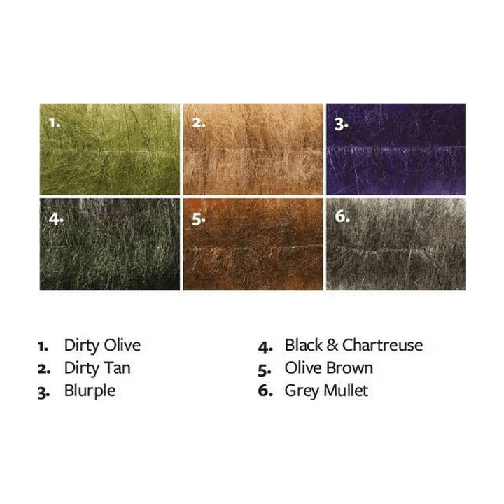 Fulling Mill Flashy Craft Brush Medium - Synthetic Fibers & Flash - Fly Fish Food