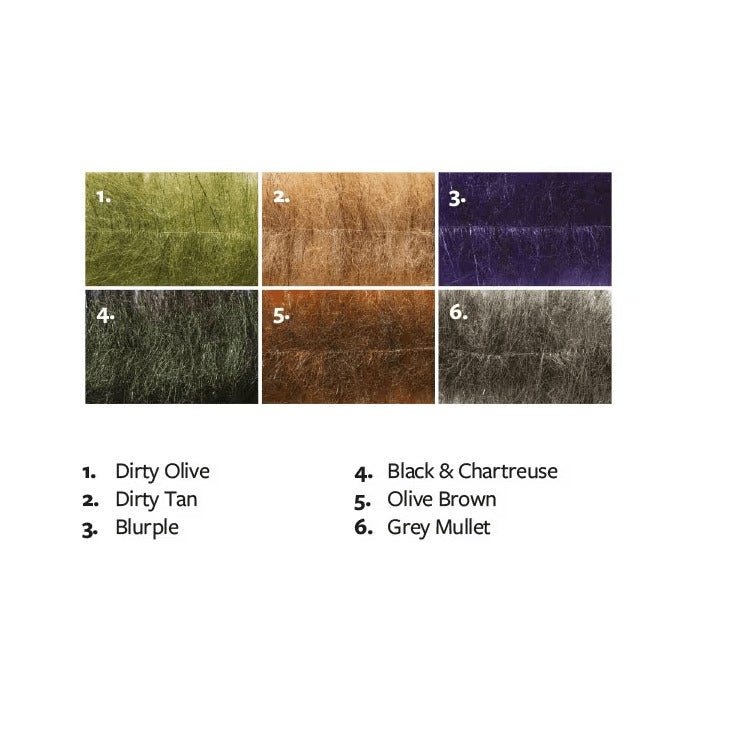 Fulling Mill Flashy Craft Brush Long - Synthetic Fibers & Flash - Fly Fish Food