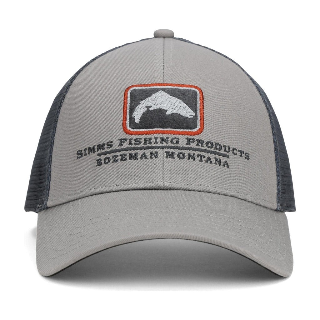 Simms Trout Icon Trucker Hat - Cinder - Hats - Fly Fish Food