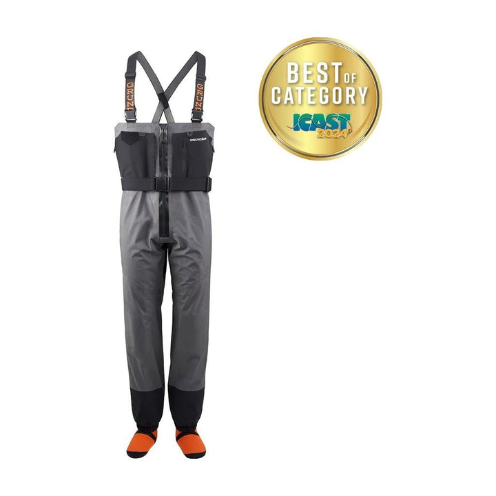 Grundens - Men's Vector Zip Stockingfoot Wader - Waders - Fly Fish Food